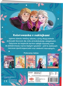 Disney Kraina Lodu. Kolorowanka z naklejkami 1 sztuka