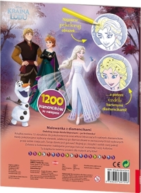 Disney Kraina Lodu. Malowanka z diamencikami 1 sztuka