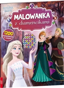 Disney Kraina Lodu. Malowanka z diamencikami 1 sztuka
