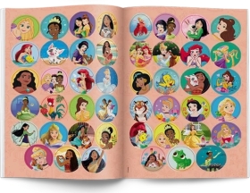 Disney Księżniczka. Kolorowanka według kodu 1 sztuka