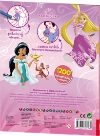 Disney Księżniczka. Malowanka z diamencikami 1 sztuka