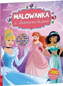 Disney Księżniczka. Malowanka z diamencikami 1 sztuka