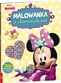 Disney Minnie. Malowanka z diamencikami 1 sztuka