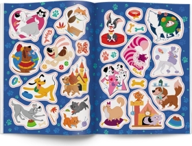 Disney Psy & Koty. Kolorowanka z naklejkami 1 sztuka