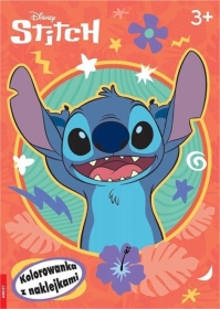 Disney Stitch. Kolorowanka z naklejkami 1 sztuka