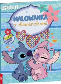 Disney Stitch. Malowanka z diamencikami 1 sztuka