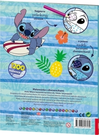 Disney Stitch. Malowanka z diamencikami 1 sztuka