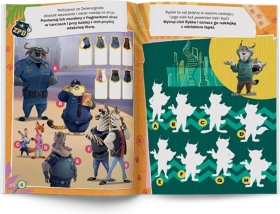 Disney Zwierzogród 2 100 brokatowych naklejek