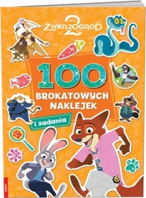 Disney Zwierzogród 2 100 brokatowych naklejek