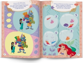 Disney księżniczka. 100 brokatowych naklejek