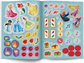 Disney księżniczka. 100 brokatowych naklejek