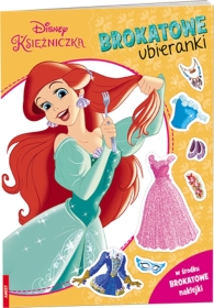 Disney księżniczka Brokatowe ubieranki 1 sztuka