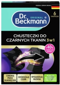 Dr Beckmann Intens-Schwarz chusteczki do prania czarnego 8szt.