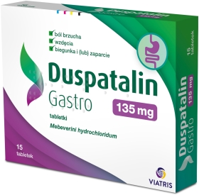 Duspatalin Gastro tabl. 0,135 g 15 tabletek
