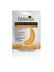 EFEKTIMA Płatki Hydrożelowe pod oczy Gold & Collagen 2 sztuki