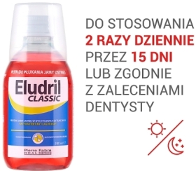 ELUDRIL CLASSIC Płyn do płukania jamy ustnej 200ml