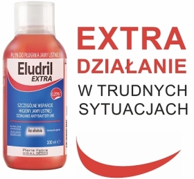 Eludril Extra Płyn do płukania jamy ustnej 0,2% diglukonianu chlorheksydyny 300 ml