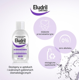 Eludril ORTHO Płyn do płukania jamy ustnej 500 ml