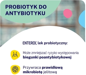 Enterol, probiotyk, 250 mg, 10 kapsułek