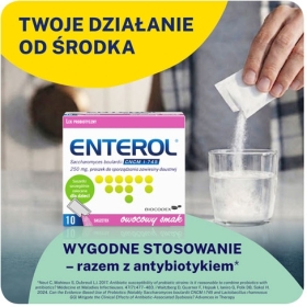 Enterol, probiotyk, 250 mg, 10 saszetek