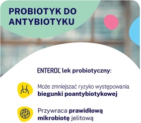 Enterol, probiotyk, 250 mg, 20 kapsułek