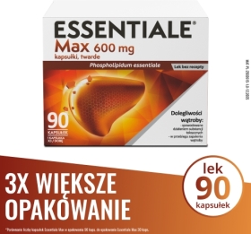 Essentiale Max 600 mg 90 kapsułek