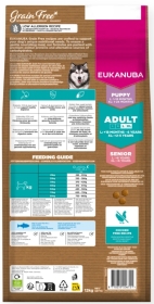 Eukanuba Grain Free Sucha karma dla dorosłych psów ras dużych z rybami 12 kg