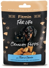 Fitmin For Life Ciastka z tuńczykiem i serem dla psów i kotów 50 g
