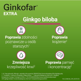 Ginkofar Extra 240mg x 60tabl