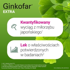 Ginkofar Extra 240mg x 60tabl