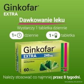 Ginkofar Extra 240mg x 60tabl