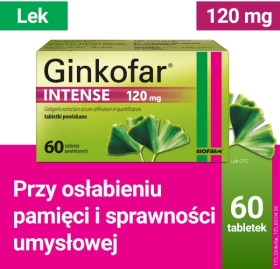 Ginkofar Intense 120 mg 60 tabletek