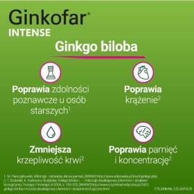 Ginkofar Intense 120 mg 60 tabletek
