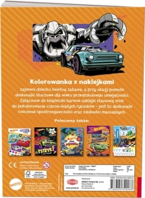 Hot Wheels. Kolorowanka z naklejkami 1 sztuka