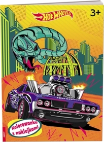 Hot Wheels. Kolorowanka z naklejkami 1 sztuka