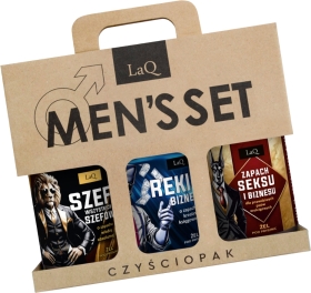 LaQ Czyściopak PREMIUM żele: Lew, Rekin, Zapach seksu i biznesu kraft-CZARNY 3x500ml