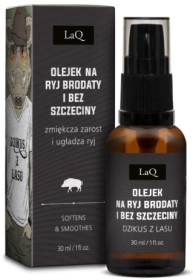 LaQ DZIKUS Z LASU czarny mat olejek po goleniu i do brody 30 ml