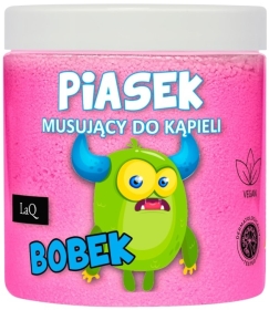 LaQ RÓŻOWY Piasek musujący do kąpieli BOBEK
