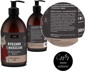 LaQ Ryszard z Bieszczad żel pod prysznic 8 w 1 500 ml