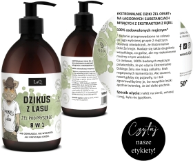 LaQ Dzik z lasu żel pod prysznic 8 w 1 500 ml
