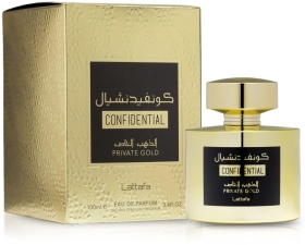 Lattafa Confidential Private Gold Eau De Parfum woda perfumowana 100ml