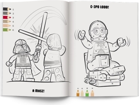 Lego Star Wars. Kolorowanka według kodu 1 sztuka