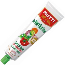 MUTTI le Verdurine Salsina  Di Pomodoro E Verdurine koncentrat pomidorowy z warzywami 130g