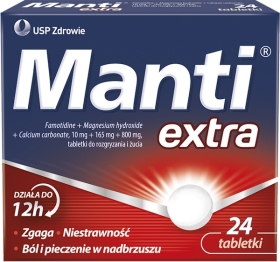 Manti Extra na zgagę 24 tabletki