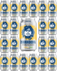 Maradona Sparkling Water Citrus Mint 24 x 330 ml