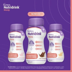 Nutridrink Diasip o smaku truskawkowym płyn 4 szt. po 200 ml