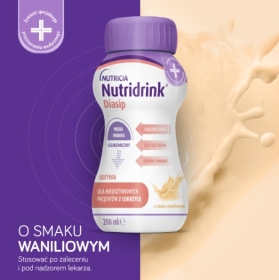 Nutridrink Diasip o smaku waniliowym płyn 4 szt. po 200 ml