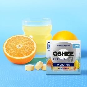 OSHEE Drop in Hydrotabs Magnez + B6 cytryna pomarańcza 8 tabletek
