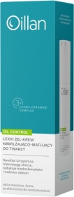 Oillan Oil Control Żel-krem do twarzy nawilżająco-matujący lekki 50 ml