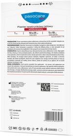 Pasocare Med Plaster opatrunkowy jałowy 10 cm x 25 cm 25 sztuk